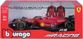Burago 1:18 Scale Ferrari F1-75 #55 2022 Carlos Sainz Scuderia Ferrari -Yellow Wall Medium Tyres