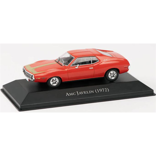 Atlas Editions 1:43 Scale AMC Javelin - Red (1972) American Car Collection