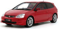 Otto  1:18th Scale Honda Civic Type R EP3 Milano Red 2005