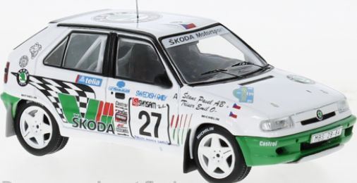 IXO 1:43 Scale Skoda Felicia Kit Car #27 Rallye WM Rally Sweden 1995 Triner/Stanc