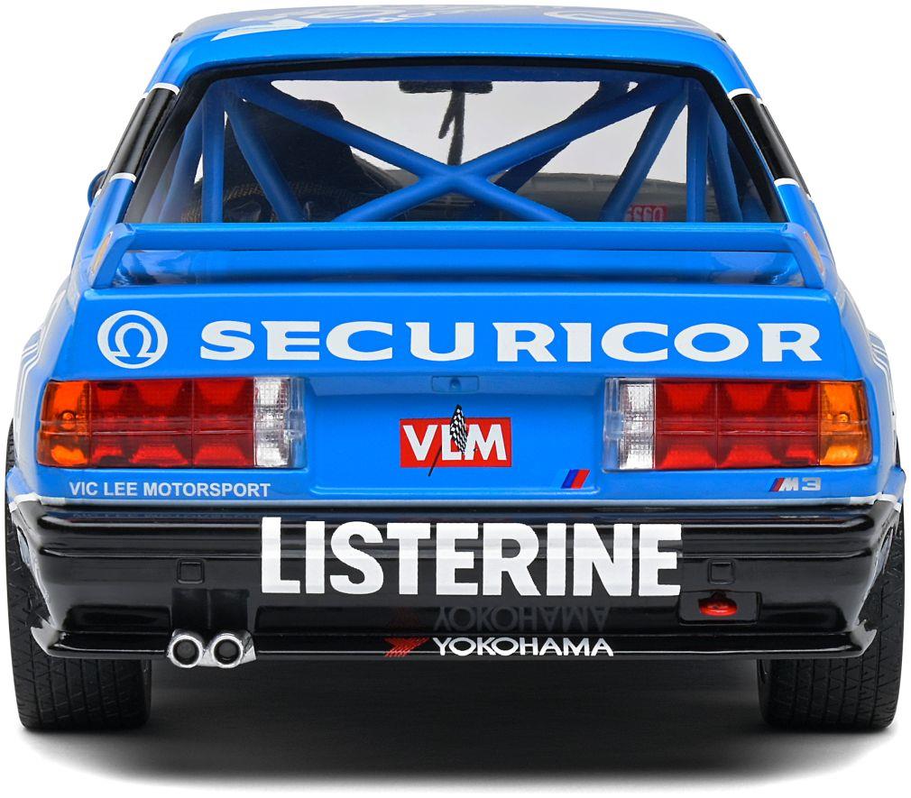 Solido 1:18 Scale BMW E30 M3 Blue BTCC 1991