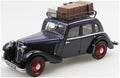 Esval 1:43rd Scale Adler Trumpf Junior 4 Door Sedan Vienna Taxi w/Luggage Purple/Black/Red 1934-39