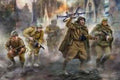 Zvesda 1:72 Scale Soviet Machine Gun Sqad