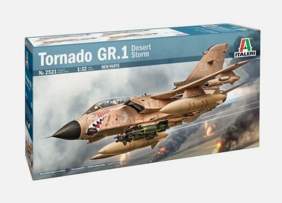 Italeri 2521 1/32 Scale Tornado GR.1 Desert Storm RAF 1:32 Model Kit