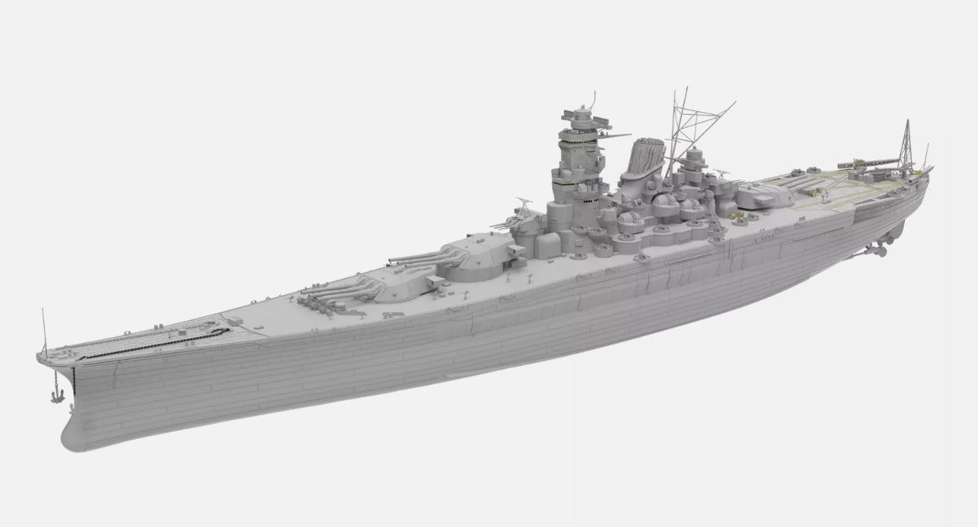 Very Fire 350903DX 1/350 Scale IJN Battleship Musashi (Deluxe Version) Model Kit HELL IN THE PACIFIC