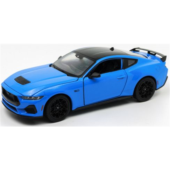 Welly  1:24th Scale Ford Mustang Blue 2024