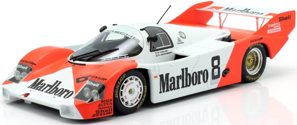 IXO Werk83 1:18th Scale Porsche 956 KH #8 2nd 1000km Silverstone 1983 Wollek/Johansson (Decals Applied)