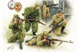 Zvesda 1:35 Scale Soviet Sniper Team