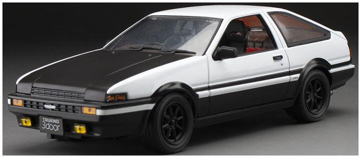 Sunstar 1:24 Scale Toyota Sprinter Trueno GT Apex (AE86) White/Black