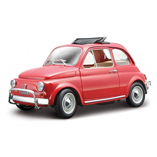 Burago 1:24 Scale Fiat 500L 1968 - Red