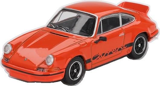Truescale  1:64th Scale Porsche 911 Carrera RS 2.7 Tangerine w/Black Livery (LHD) Blister Packaging