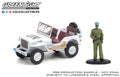 Greenlight 1:64 Scale Willys MB Jeep 1942 United Nations w/Security Officer