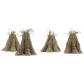 Artitec 1:87 Scale Wheatsheaves (4x) Ready-Made, Painted