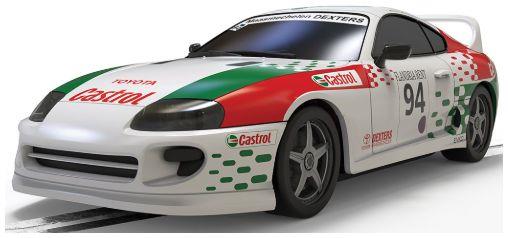 Scalextric 1:32rd Scale Toyota Supra - Castrol in Clear Box
