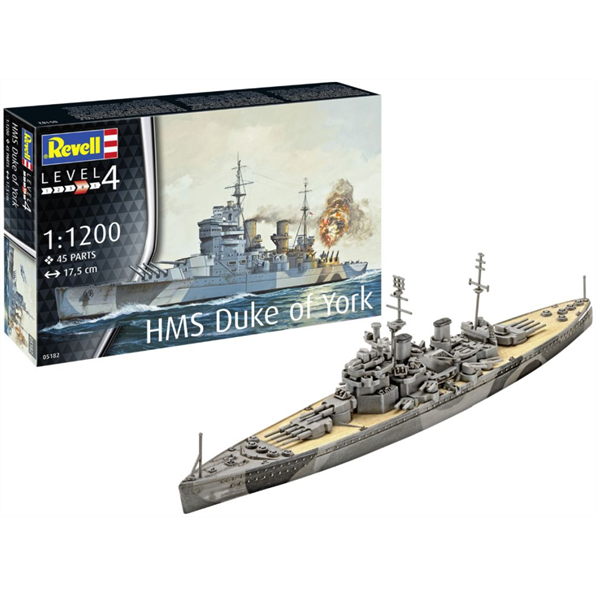 Revell 1:1200 Scale Battleship HMS Duke of York