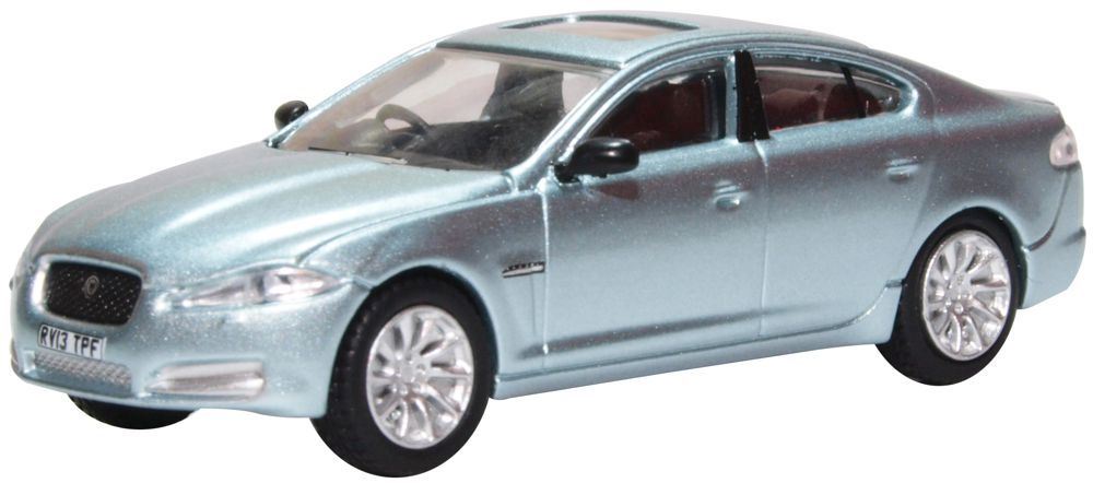 Oxford Diecast 1:76 Scale Jaguar XF Crystal Blue