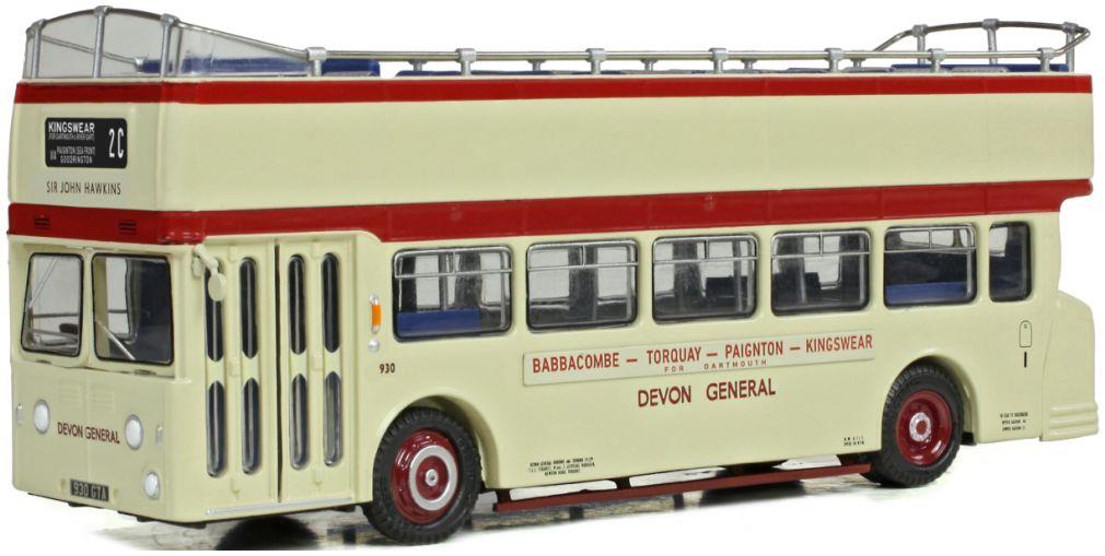 EFE Bus Models 1:76th Scale Leyland Atlantean Open Top Devon General Gift Set