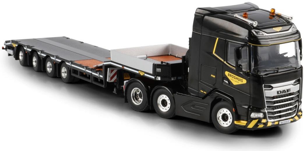 WSI  1:50th Scale DAF XG MY25 6x2 Twin Steer Semi Low Loader 4 Axle