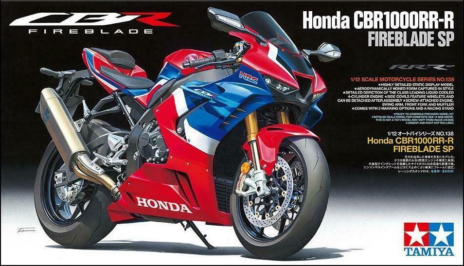 Tamiya 1/12 Scale Honda CBR1000RR-R Fireblade SP Motorcycle Model Kit 14138
