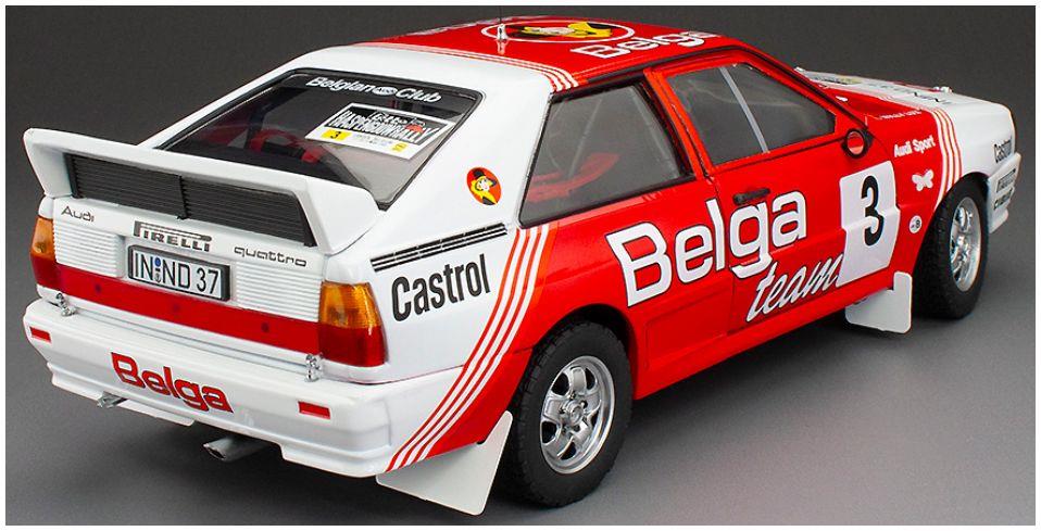 Sunstar 1:18 Scale Audi Quattro A1 #3 M.Duez/W.Lux Lotto Haspengourwrally 1983 (999pcs)