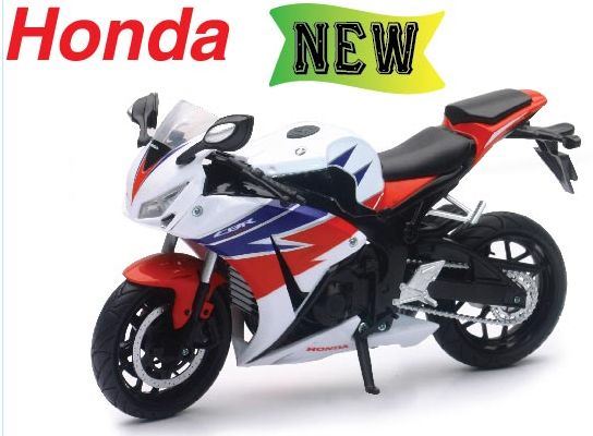 New-Ray 1:12 Scale Honda CBR 1000 RR (Asst #57523) White/Red Blue