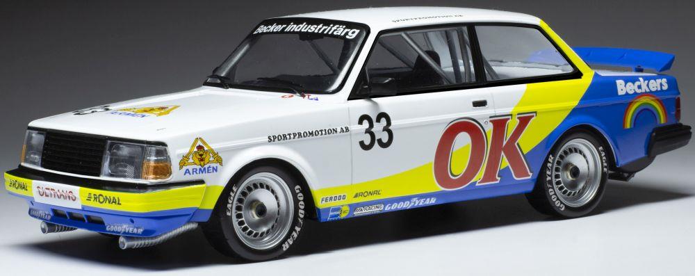 IXO 1:18 Scale Volvo 240 Turbo #33 OK ETCC Zolder 1985 P-G.Andersson/G.Petersson