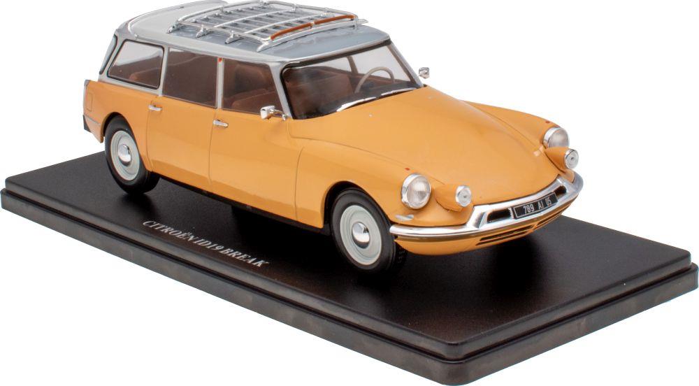 Atlas Editions 1:24 Scale Citroen ID19 Break - Yellow 1958 1:24th Scale