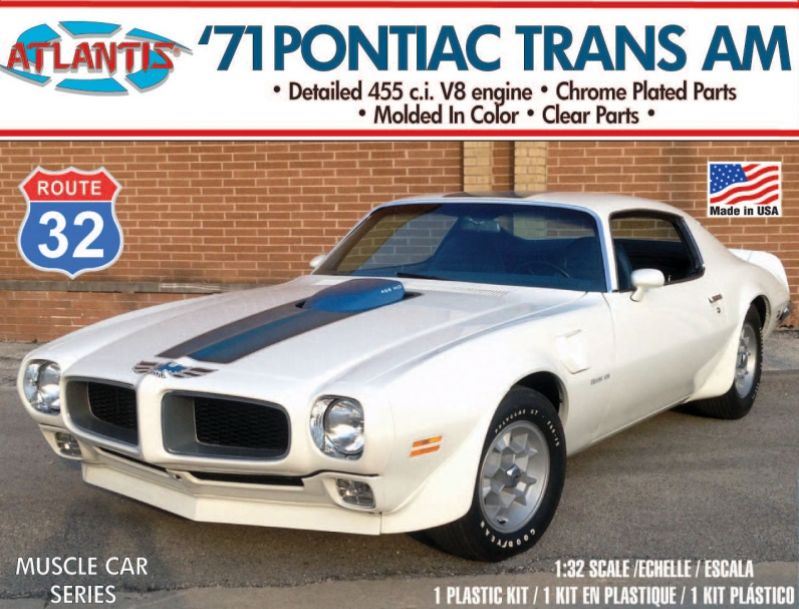 Atlantis kits 1:32 Scale Pontiac Firebird Route 32 1971