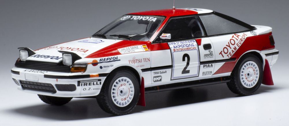 IXO 1:24 Scale Toyota Celica GT-Four #2 Rallye Acropolis 1990 C.Sainz/L.Moya