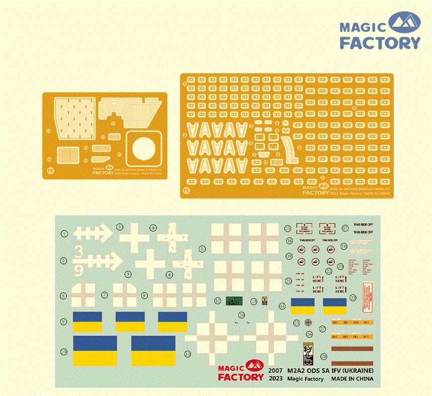 MAGIC FACTORY MF2007 1/35 Scale M2A2 ODS-SA IFV Ukraine