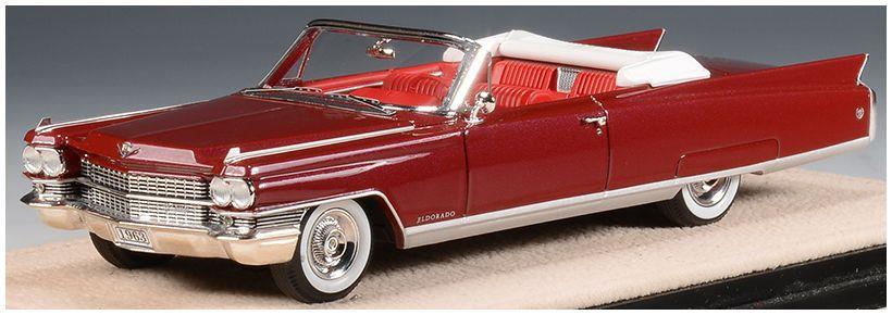 GLM  1:43rd Scale Cadillac Eldorado Biarritz Matador Red Metallic Open Roof 1963