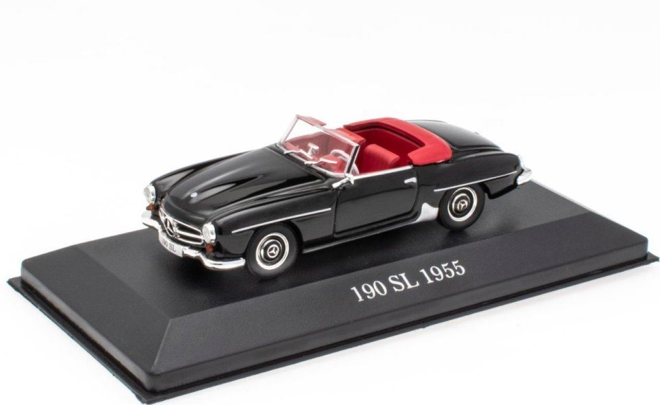 Atlas Editions 1:43 Scale Mercedes Benz 190 SL 1955 Black