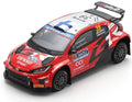 Spark 1:43rd Scale Toyota GR Yaris Rally1 Hybrid #39 Gazoo WRT 6th Rally Finland 2024 2nd WRC2 Lat/Ha
