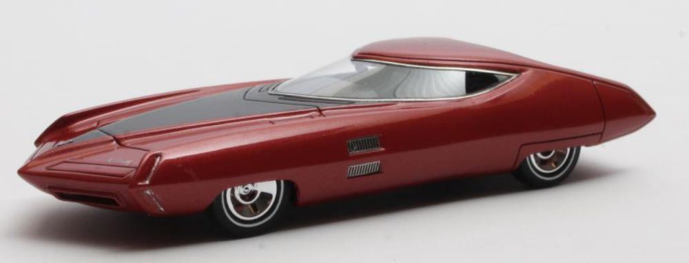 Matrix 1:43 Scale Pontiac Cirrus Concept Red Metallic 1969