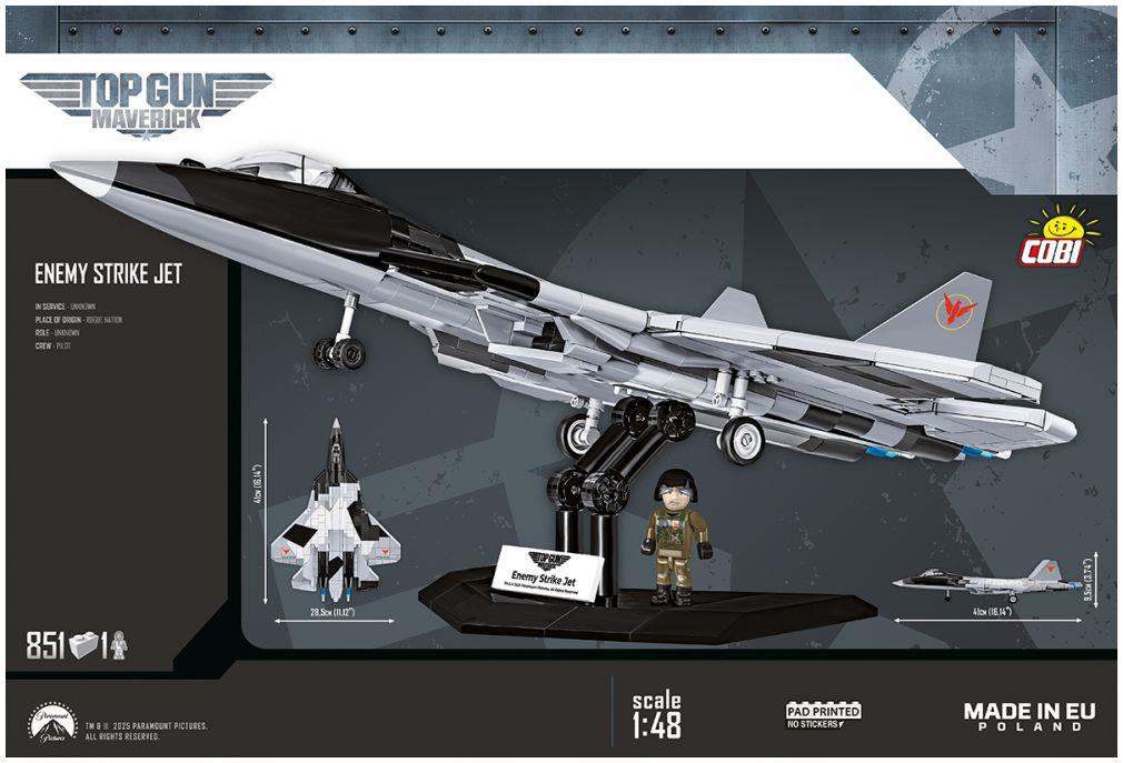 COBI N/A Scale Enemy Strike Jet Top Gun Maverick (851 pcs