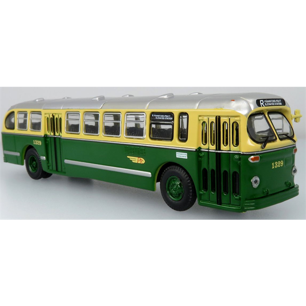 Iconic Replicas 1:87 Scale ACF Brill C-44 Transit Bus Philadelphia Transportation Company