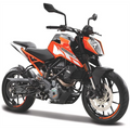 Burago 1:18 Scale Ktm 250 Duke Orange/Black/White