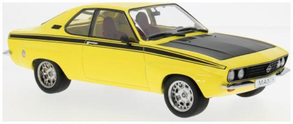 Model Car Group(Mcg) 1:18th Scale Opel Manta A Irmscher Yellow/Black 1974