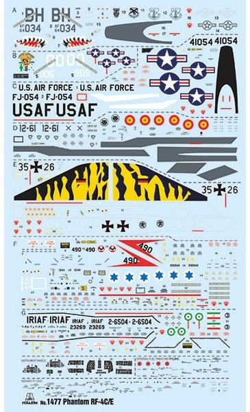 Italeri  1:72nd Scale RF-4 C/E Phantom II