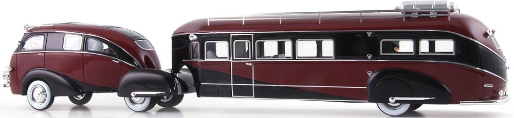 Autocult  1:43rd Scale Zephir Land Yacht Red/Black