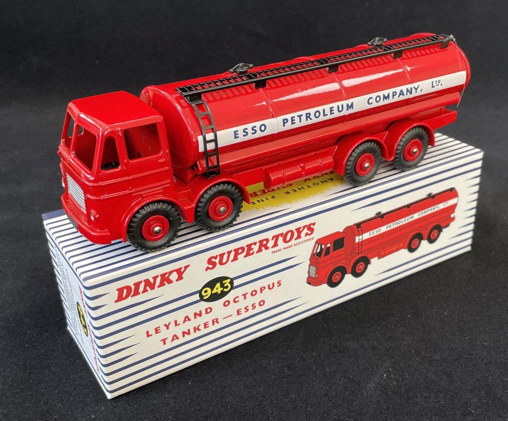 Atlas Editions   Leyland Octopus Tanker - Esso (943) Atlas reproduced 'Dinky'