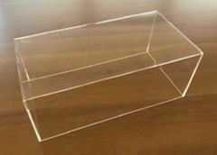 Tecnomodels 1:18 Scale Plexiglass Cover (Case Lid) for Tecnomodel (Dimension 310 mm x 160 mm x 125 mm)