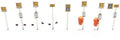 Artitec H0 Scale Bus stop signs 1:87 Resin Kit,  Unpainted