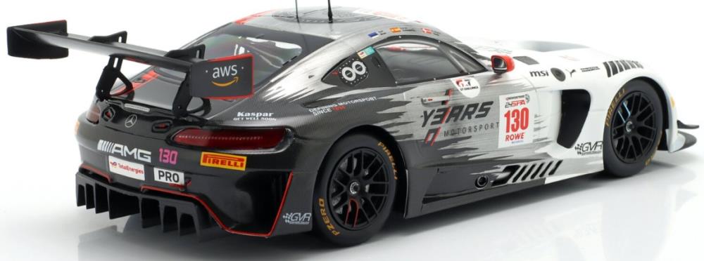 IXO  1:18th Scale Mercedes AMG GT3 Evo #130 24h Spa 2024 Aron/Juncadella/Vesti
