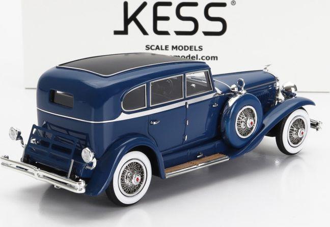 Kess 1:43 Scale Duesenberg Model J Blue Berline Clear Vision Sedan by Murphy 1929