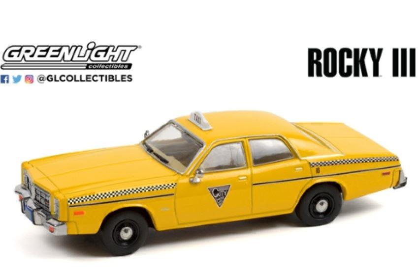 Greenlight GL86612 1/43 Scale ROCKY III (1982) 1978 DODGE MONACO CITY CAB CO.