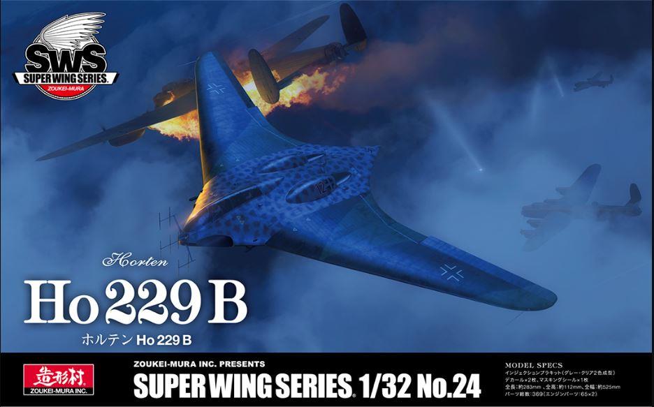 ZOUKEI MURA SWS24 1/32 Scale Horton He 229b German Night Fighter due September 2025