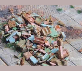 Juweela 1:87 Scale Industrial Shredding Colourful Rusted, 25g