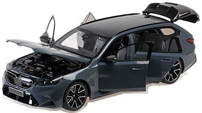 Minichamps 1:18 Scale Bmw M5 Touring - 2024 - Grey Metallic