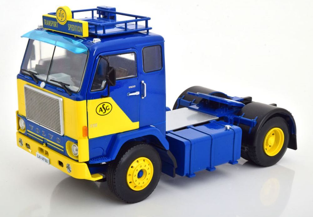 Road Kings 1:18 Scale Volvo F88 ASG 1965 Blue/Yellow (Limited Edition 700 pcs)